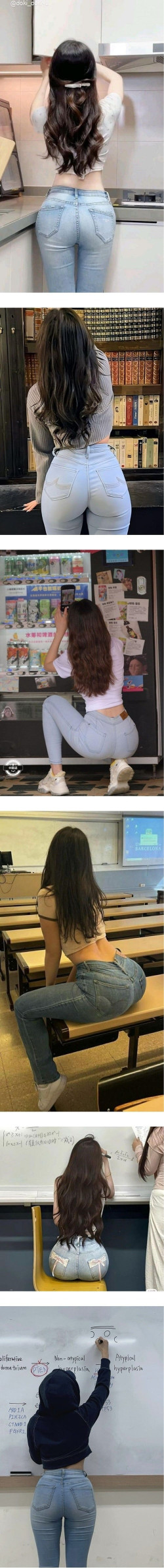 엉덩이랑 허리랑 잘어울리네