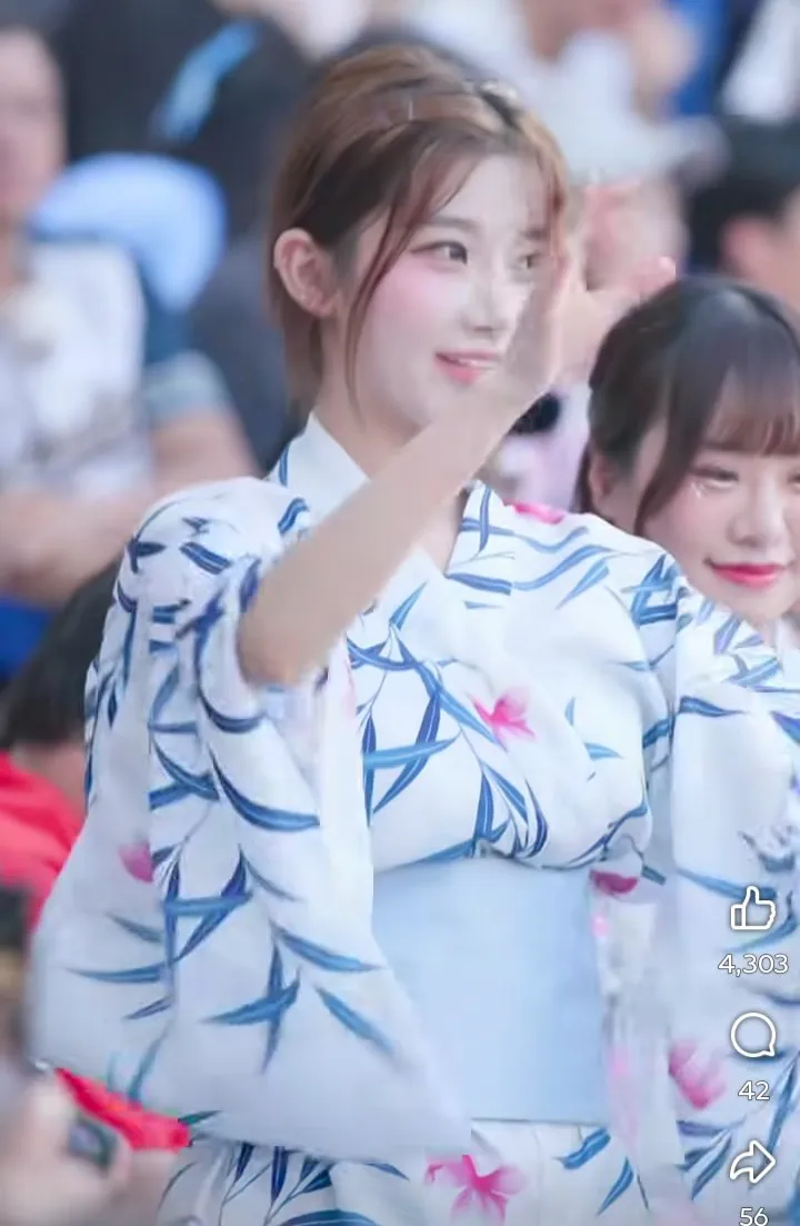 기모노가 아주 찰떡인 이주은 치어리더 관련 이미지 3