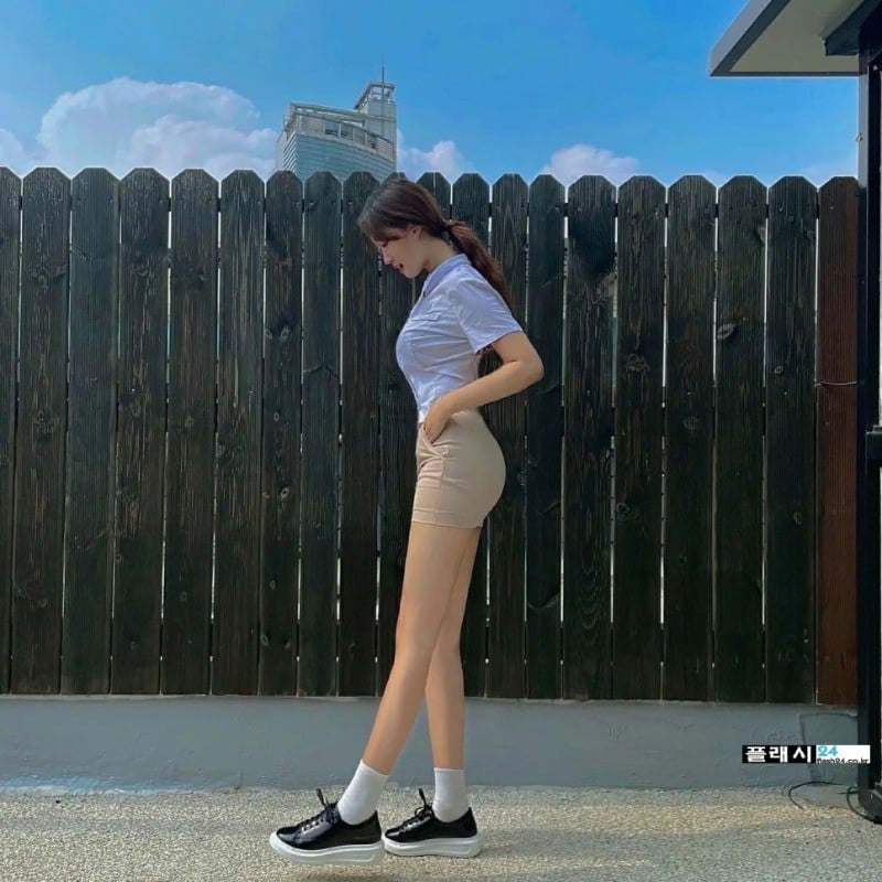 헬스장 카운터녀 다른 모습