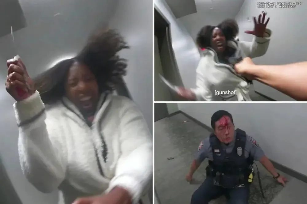 (약혐) 과잉진압 논란되자 공개된 미국경찰 바디캠 관련 이미지 1