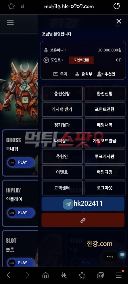 한강 먹튀 때문에 제 전 재산 2000만원이 증발했어요.