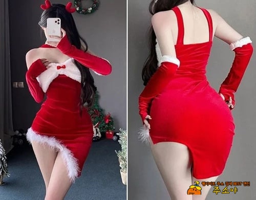 오늘 입을 옷고르는 여친